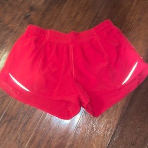 Dark Red Size 10 4 inch| Lululemon Hotty Hots